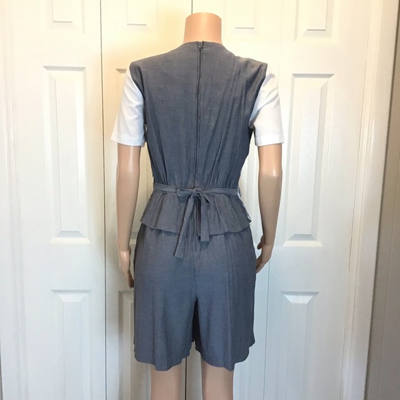 Miss Dorby Vintage Short Sleeve Vest Popover Romper Size 10P - Picture 6 of 8